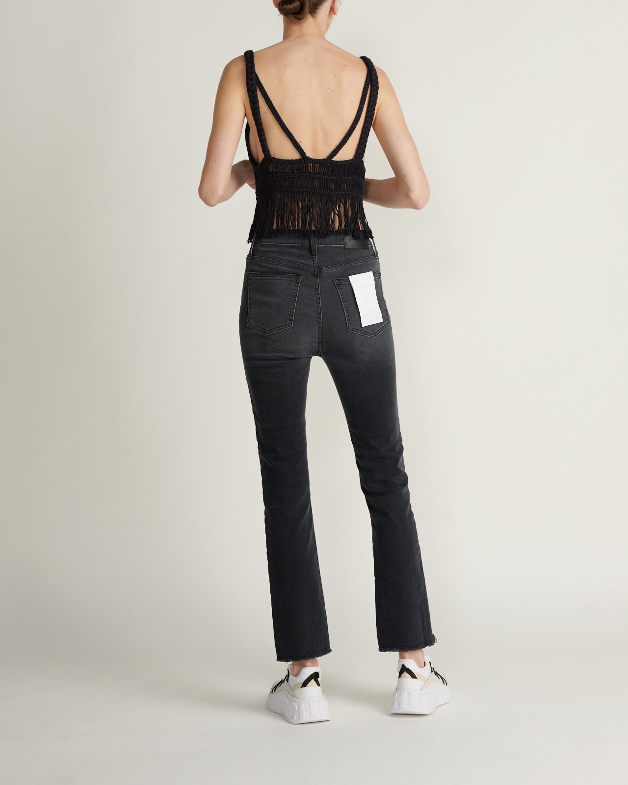 Blusa Claudette Macrame Bralette