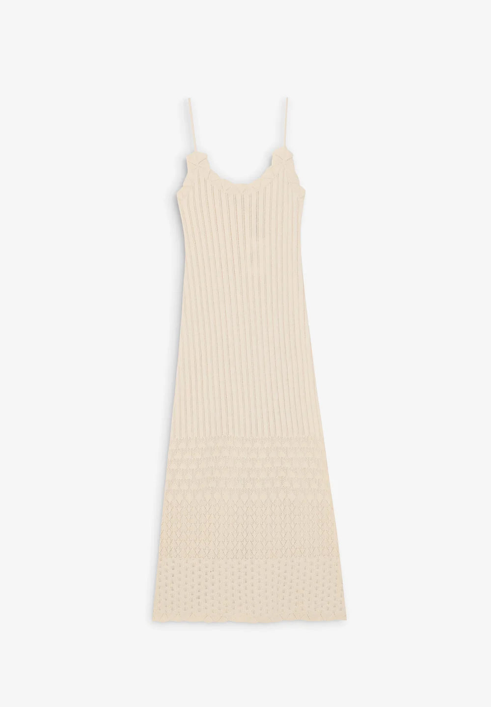 Vestido Pointelle Knit