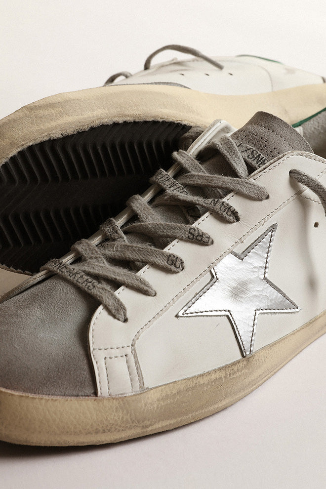 Zapatillas Golden Goose Super-Star Leather Upper And Heel Suede Toe Hombre