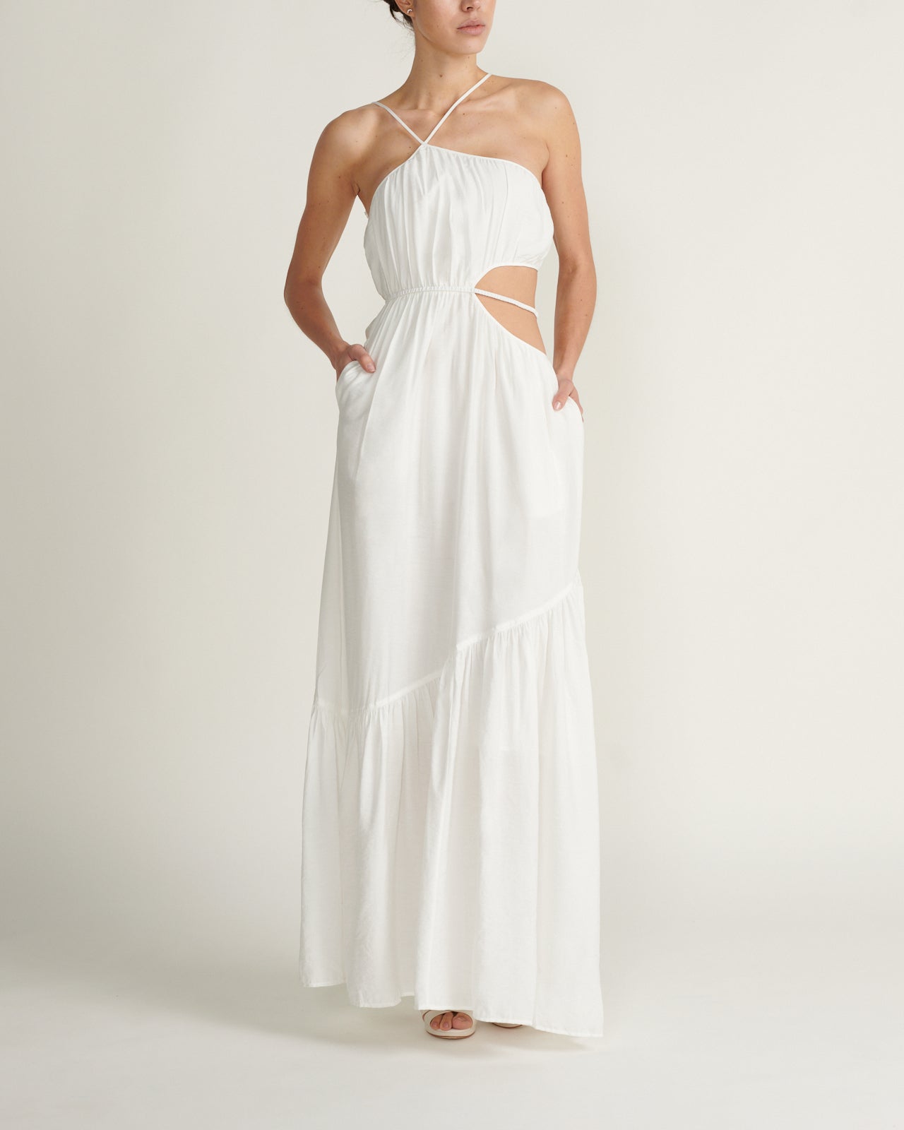 Vestido Maxi Yvonne Strappy One Shoulder