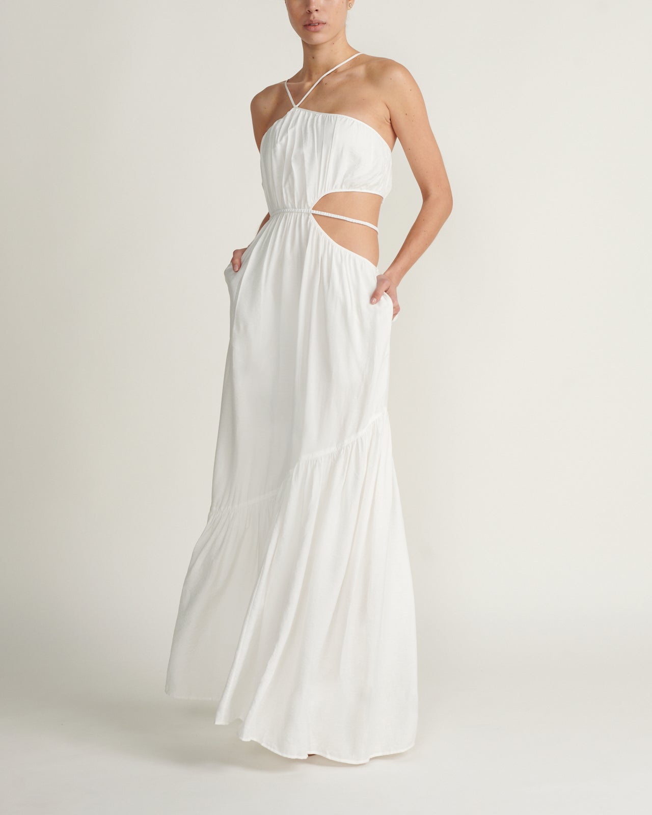 Vestido Maxi Yvonne Strappy One Shoulder