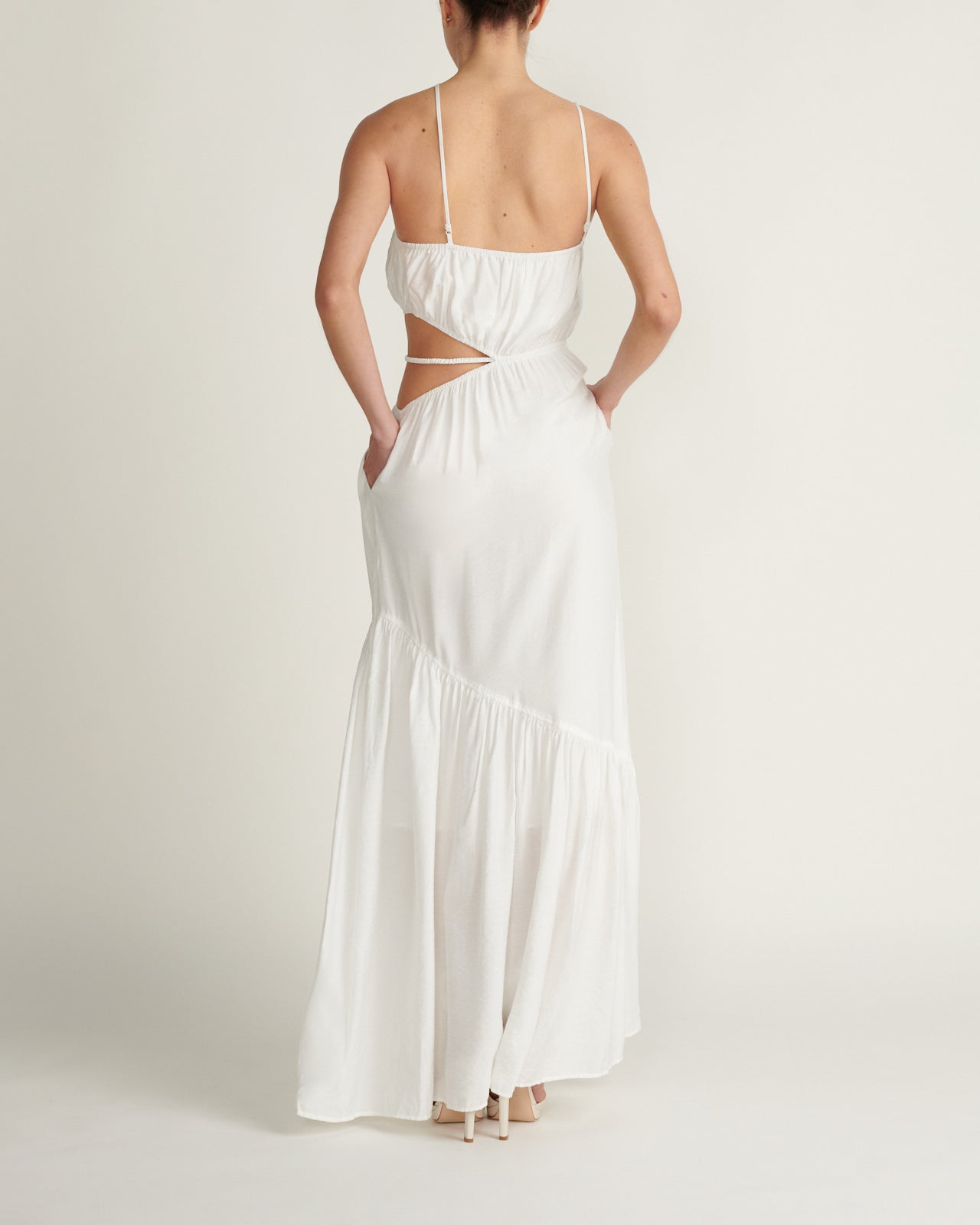 Vestido Maxi Yvonne Strappy One Shoulder