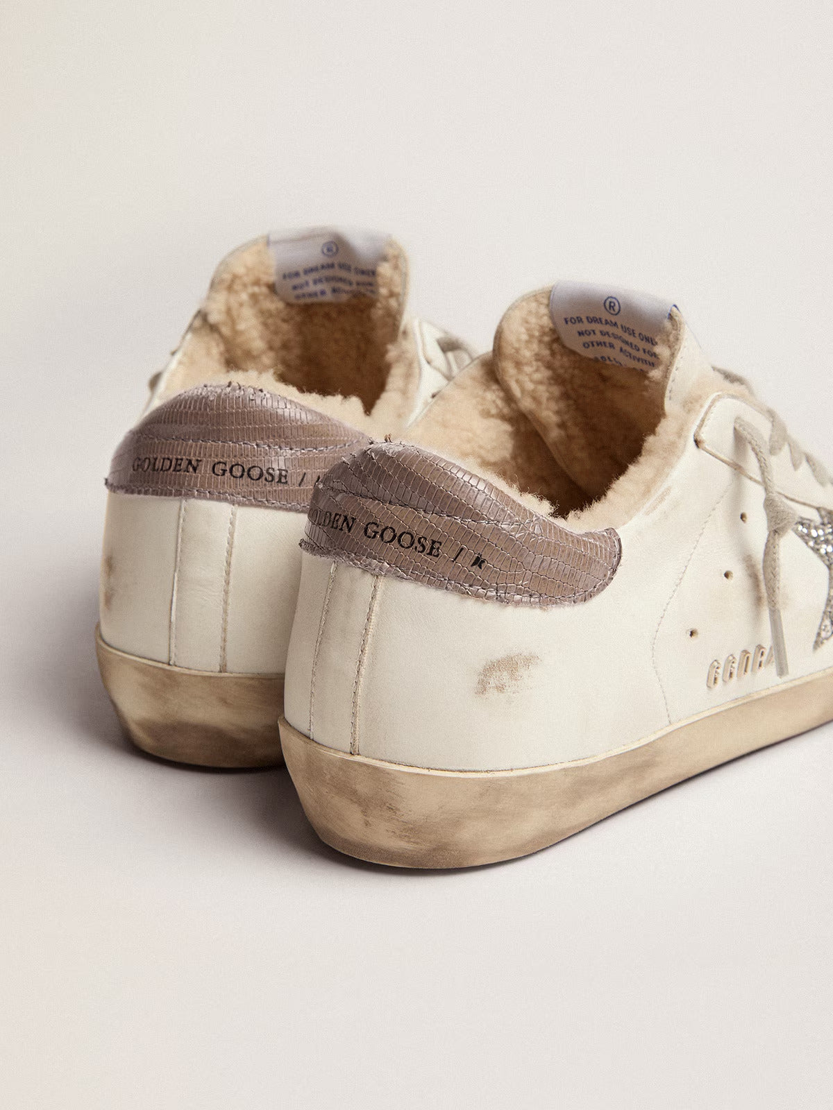 Zapatillas Golden Goose Super-Star Con Forro De Shearling Mujer