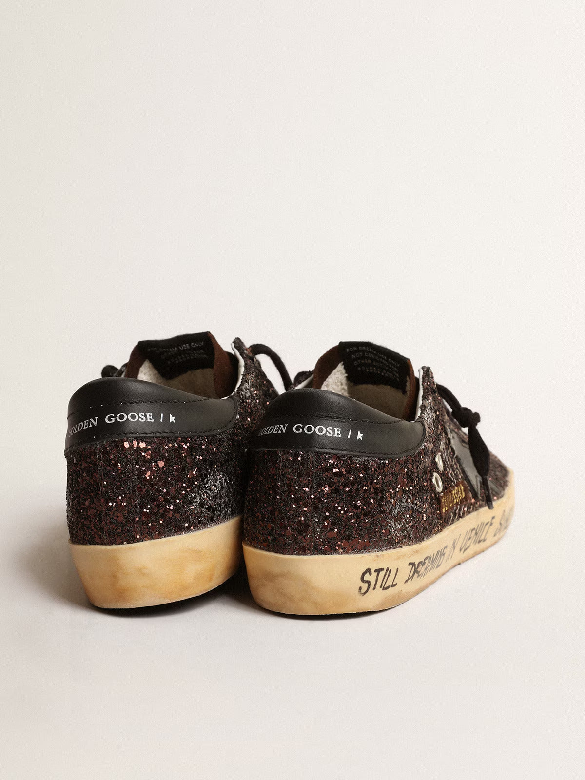 Zapatillas Golden Goose Mujer Super-Star Con Purpurina