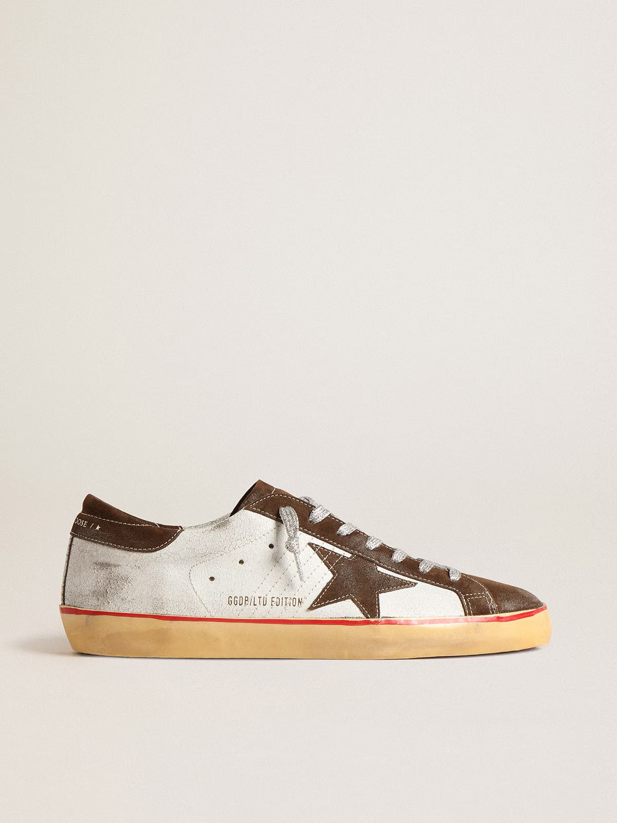 Zapatillas Golden Goose Super-Star Crack Leather Upper Suede Hombre