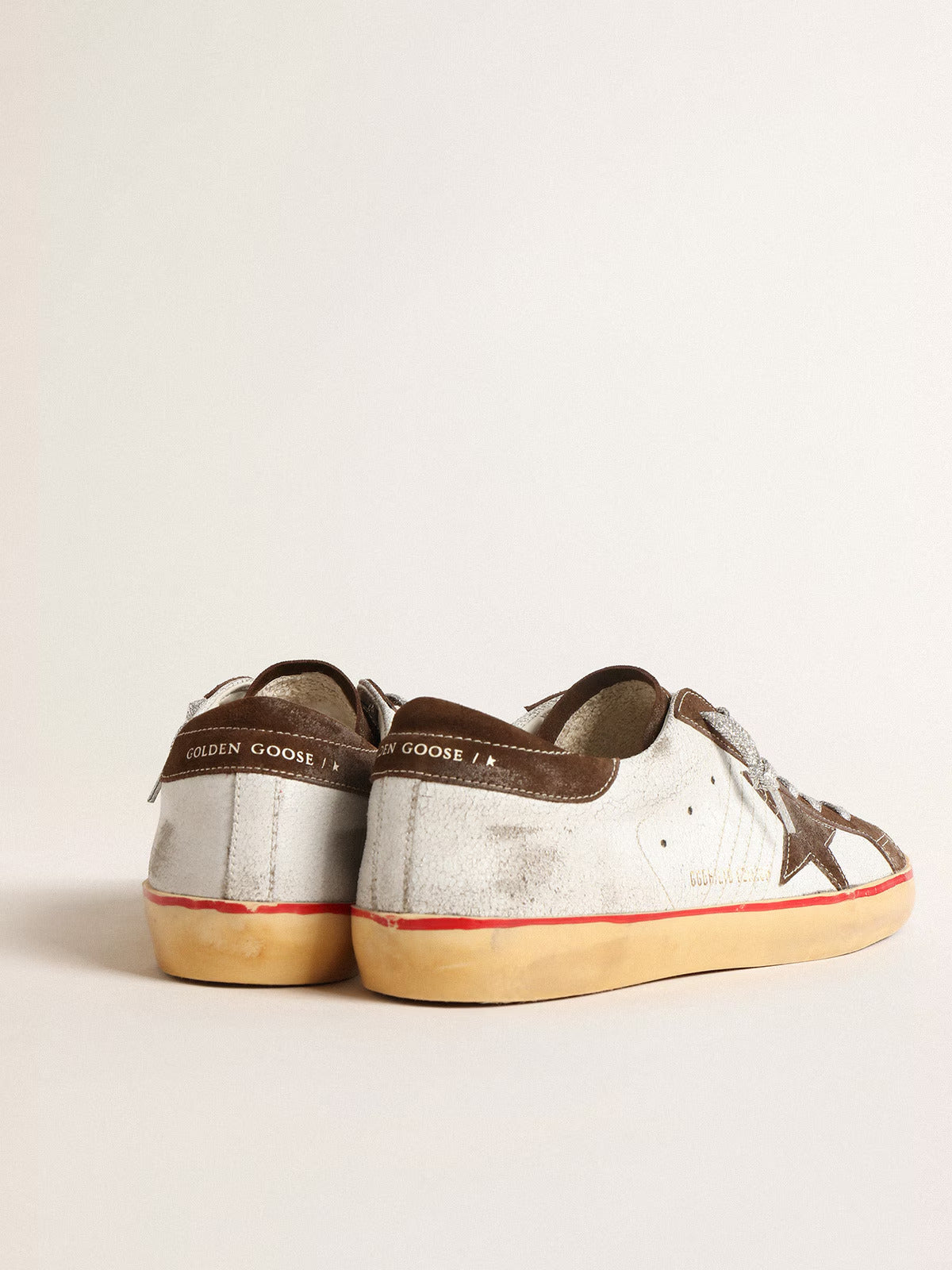 Zapatillas Golden Goose Super-Star Crack Leather Upper Suede Hombre