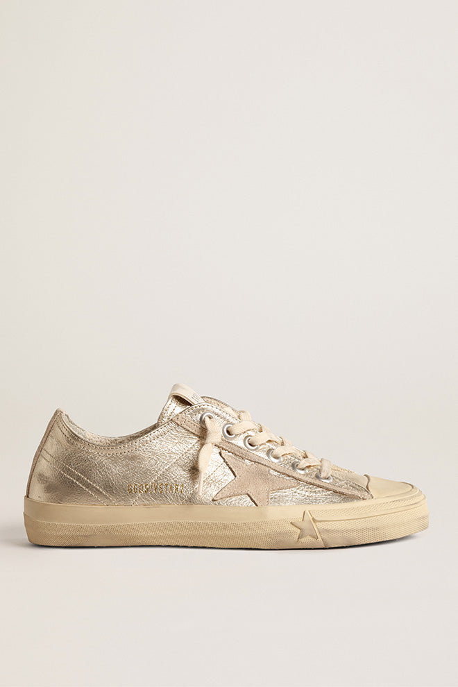 Zapatillas Golden Goose V-Star 2 Laminated Upper Suede Mujer