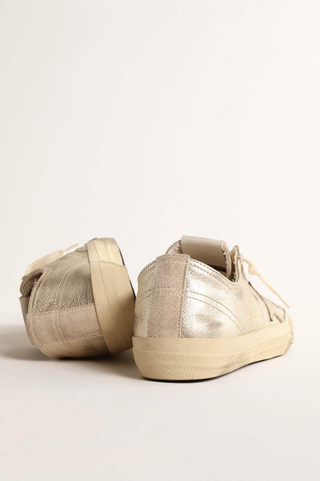 Zapatillas Golden Goose V-Star 2 Laminated Upper Suede Mujer