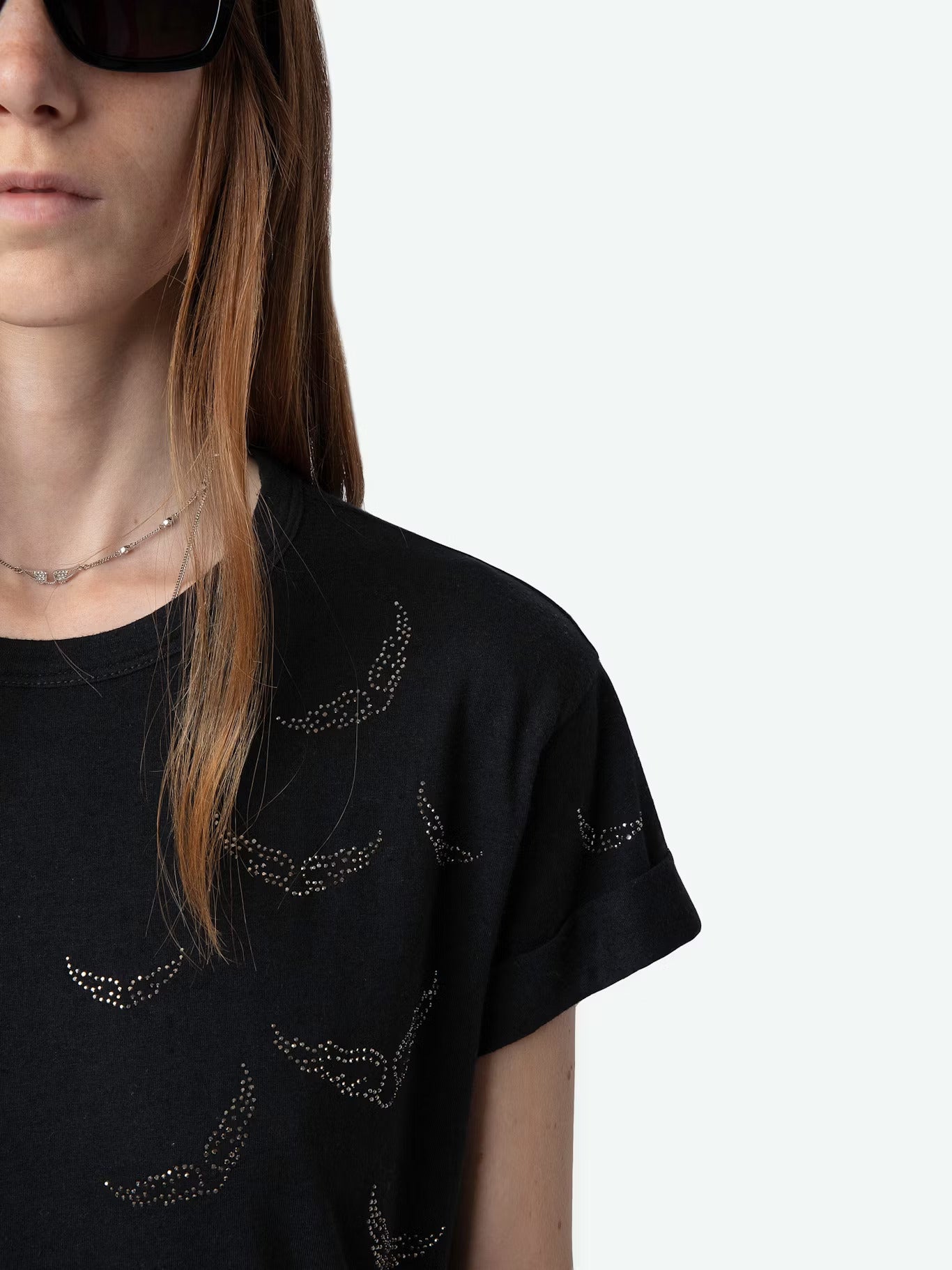 Camiseta Anya Wings Con Strass