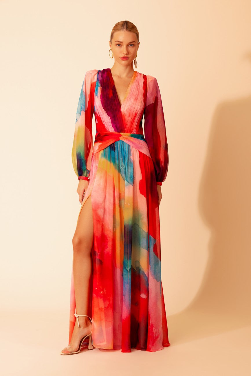 Vestido Maxi Sleeve