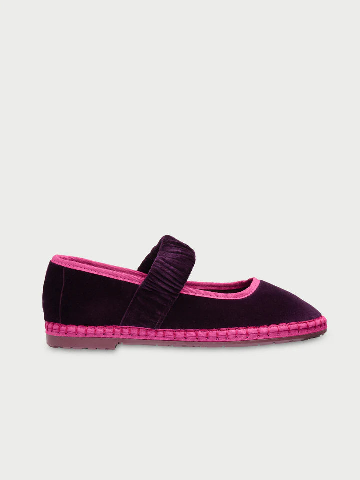 Ballerinas Mafalda Velvet Deep