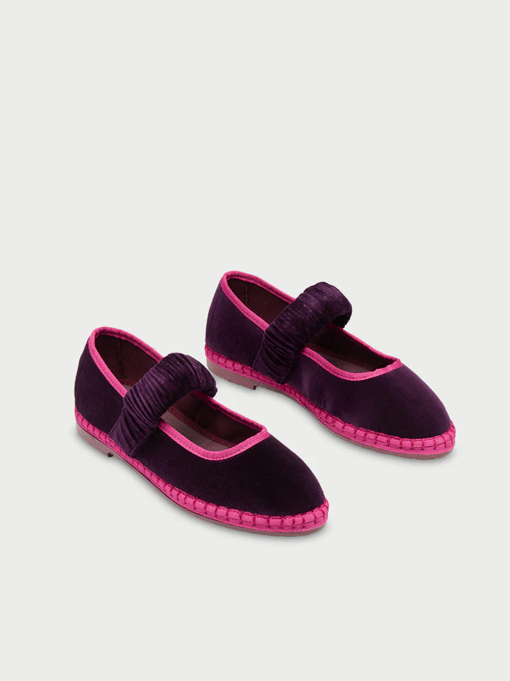 Ballerinas Mafalda Velvet Deep