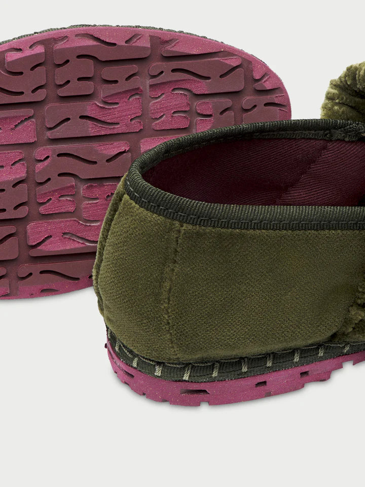 Ballerinas Mafalda Velvet Olive