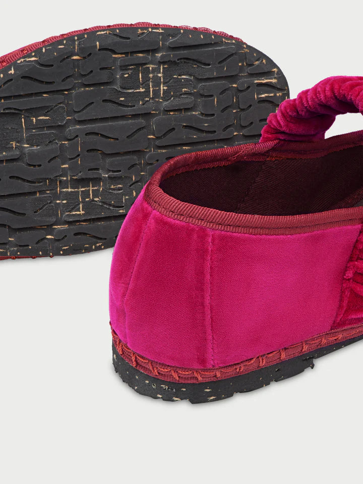 Ballerinas Mafalda Velvet Plum