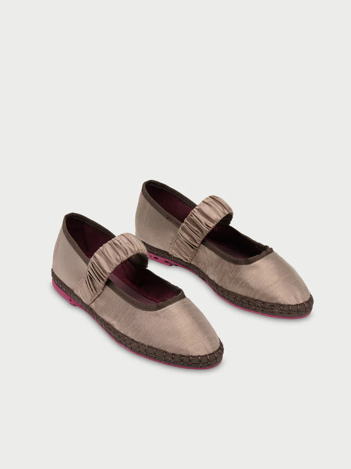 Ballerinas Mafalda Seda Silver