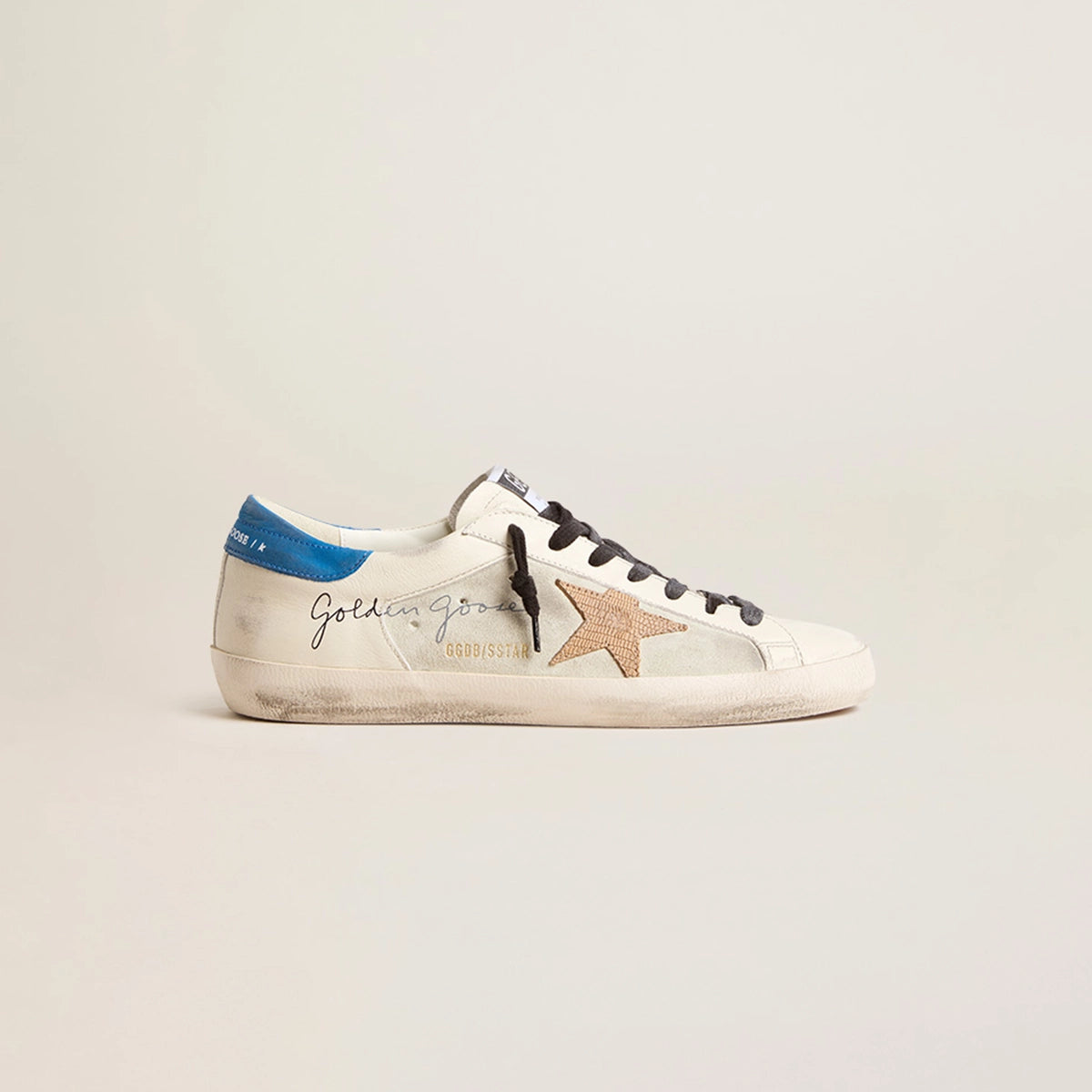 Zapatillas Golden Goose Super Star Leather Lizard Print Star Nabuk Hombre