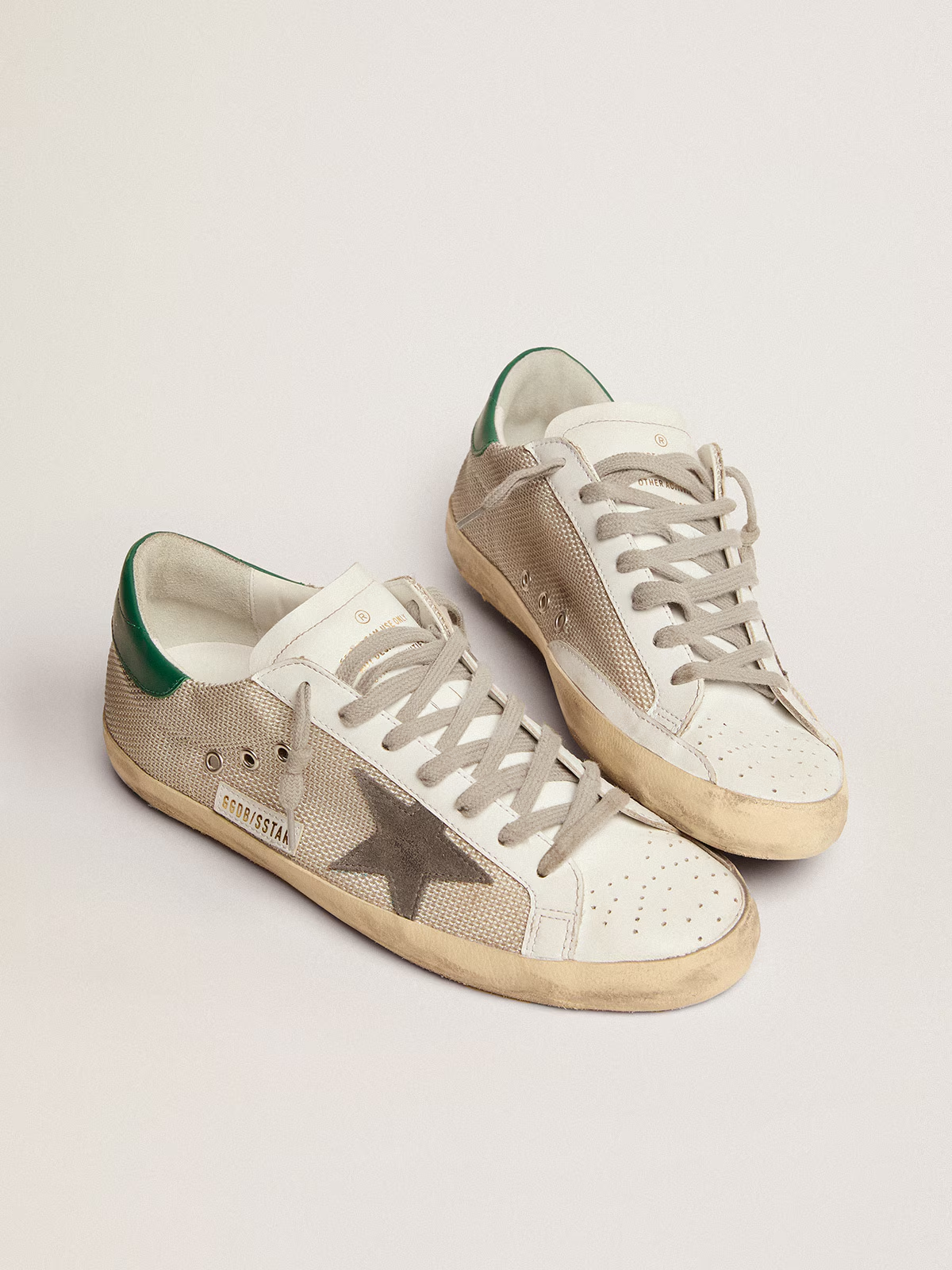 Zapatillas Golden Goose Super-Star Net Upper Forated Leather Hombre