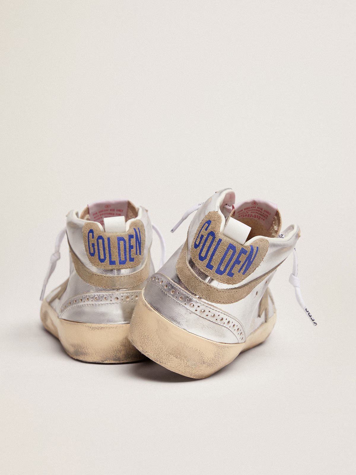 Zapatillas Golden Goose Mujer Mid Star Laminated Upper