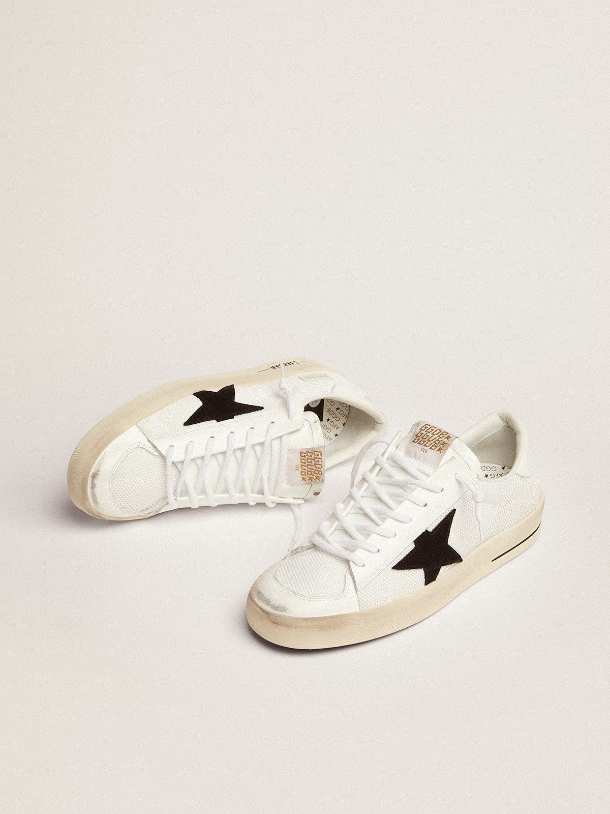 Zapatillas Golden Goose Stardan Net Upper Shiny Leather Hombre