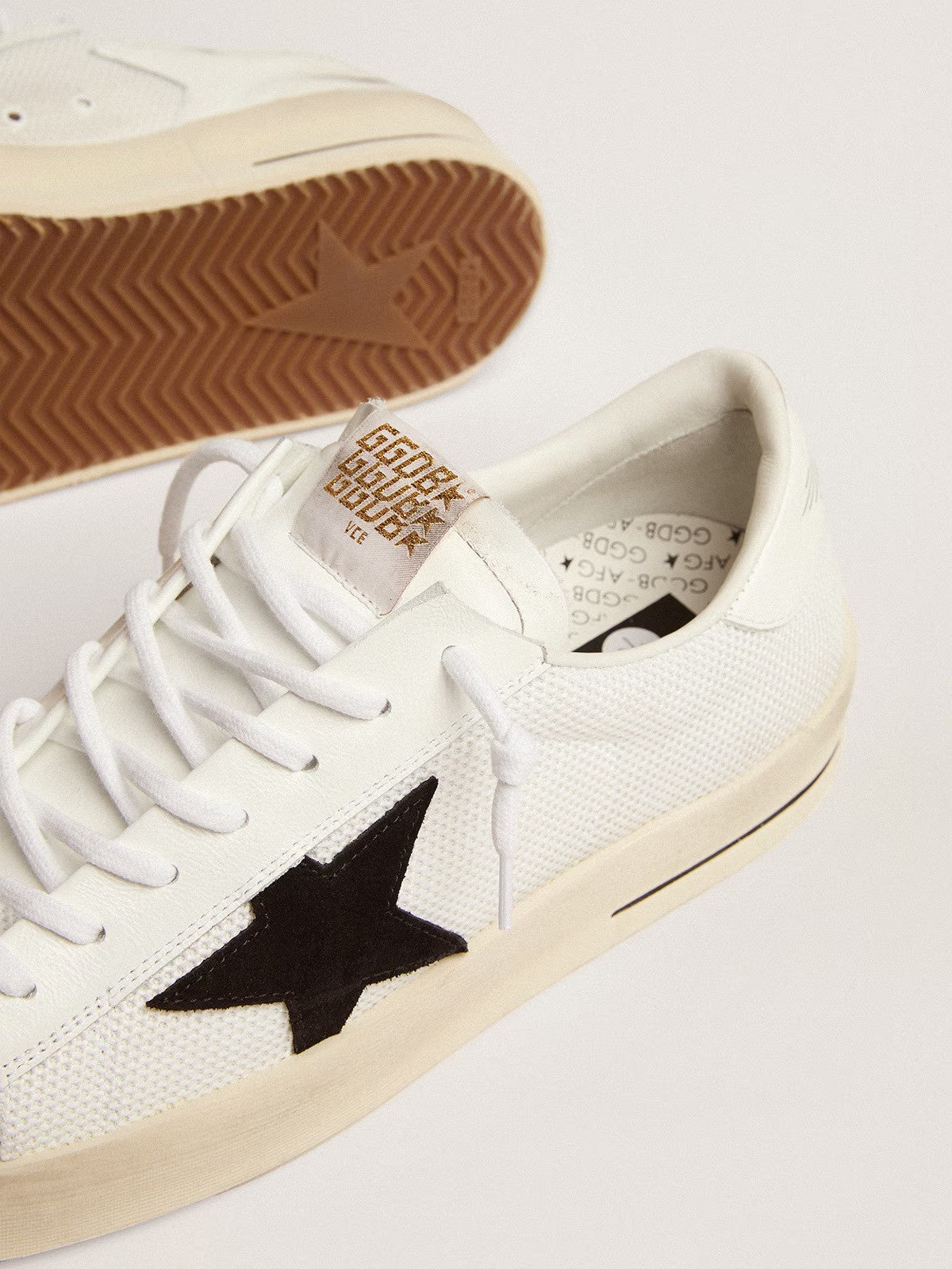 Zapatillas Golden Goose Stardan Net Upper Shiny Leather Hombre