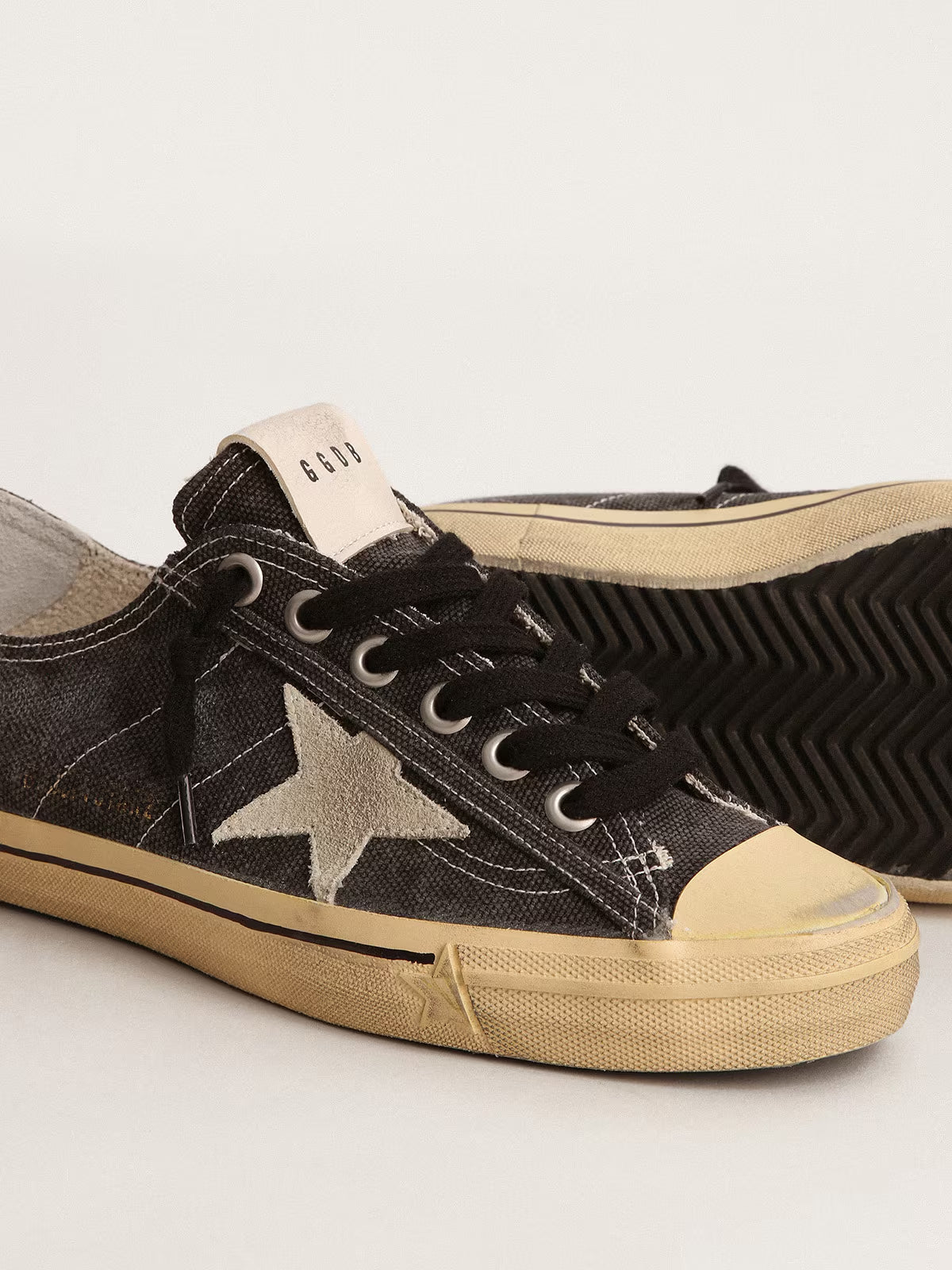 Zapatillas Golden Goose V-Star 2 Canvas Embroidery Suede Star List Mujer