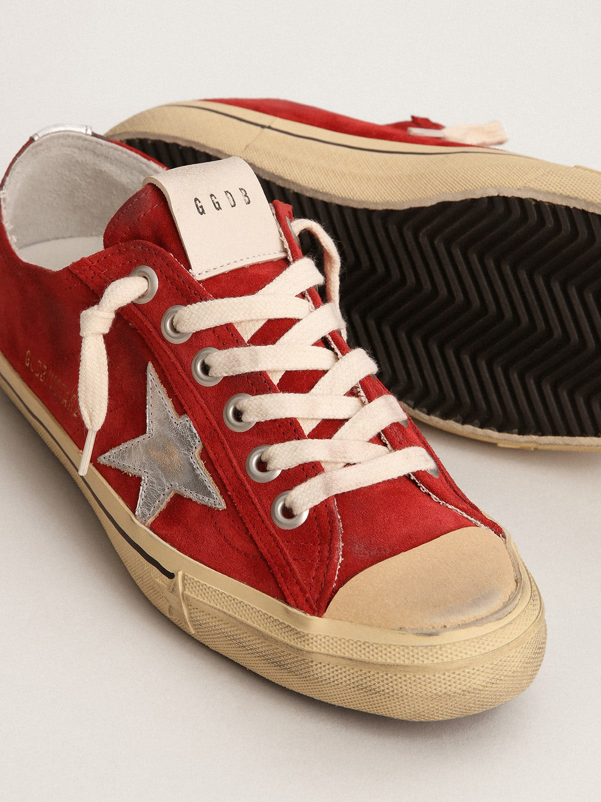 Zapatillas Golden Goose V Star 2 Suede Upper Laminated Star List Mujer