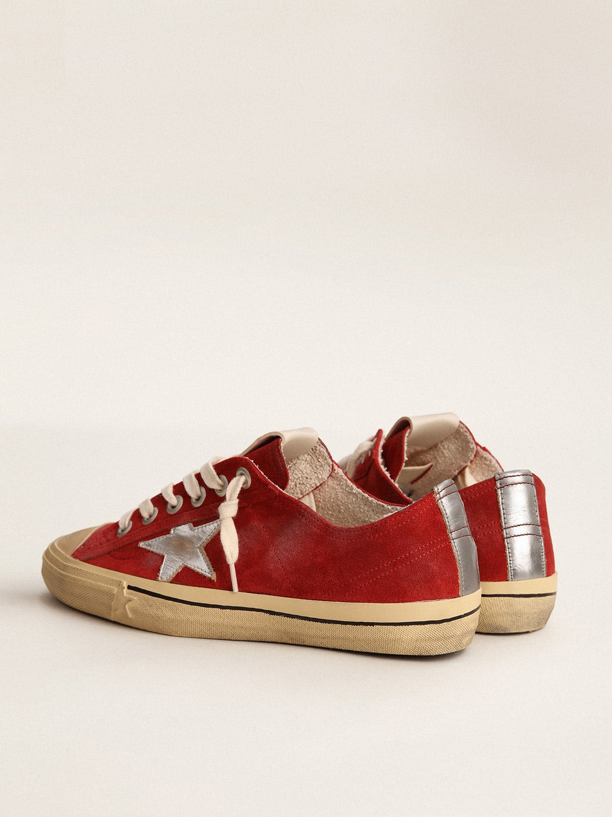 Zapatillas Golden Goose V Star 2 Suede Upper Laminated Star List Mujer