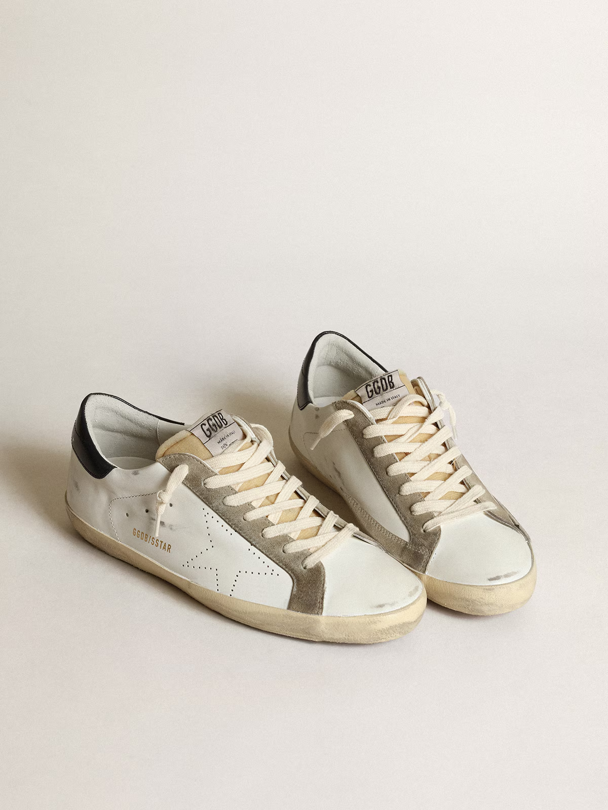 Zapatillas Golden Goose Super-Star Leather Upper Foam Tongue Skate Star Shiny Leather Hombre