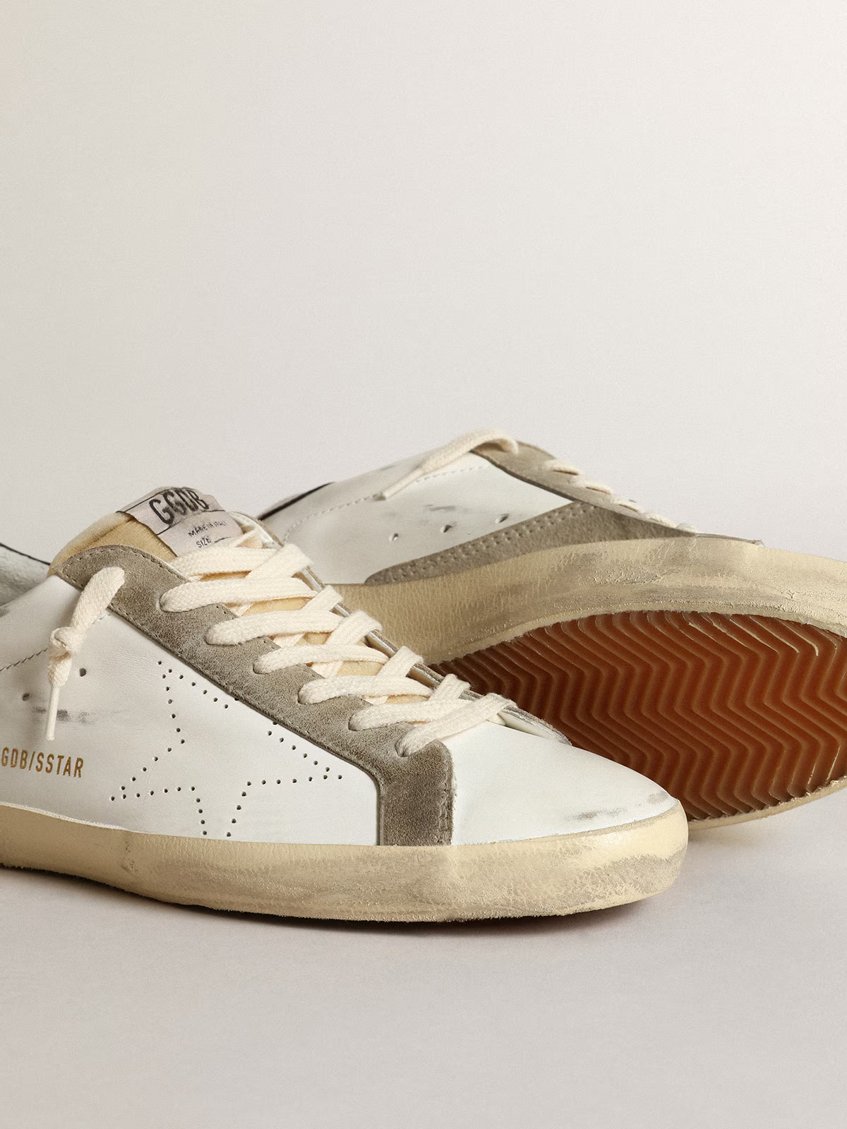 Zapatillas Golden Goose Super-Star Leather Upper Foam Tongue Skate Star Shiny Leather Hombre