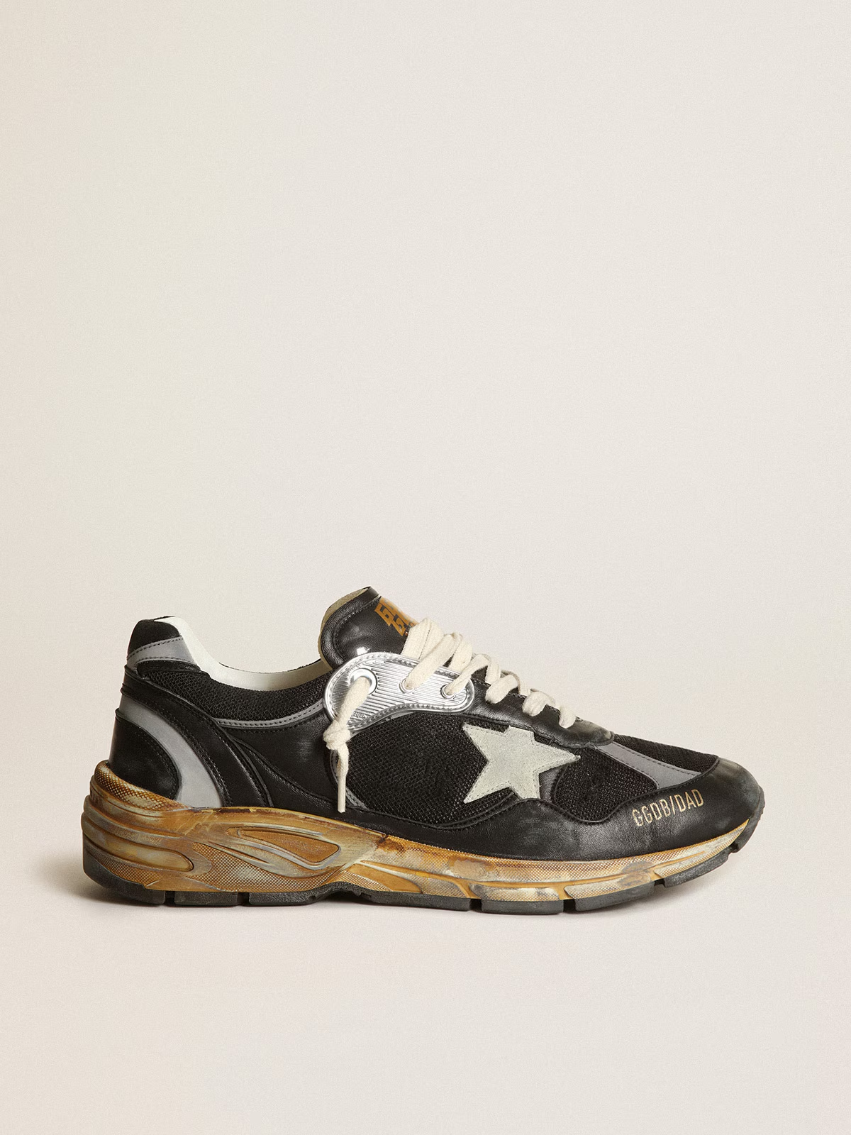 Zapatillas Golden Goose Running Dad Net And Nappa Upper Suede Star Mujer