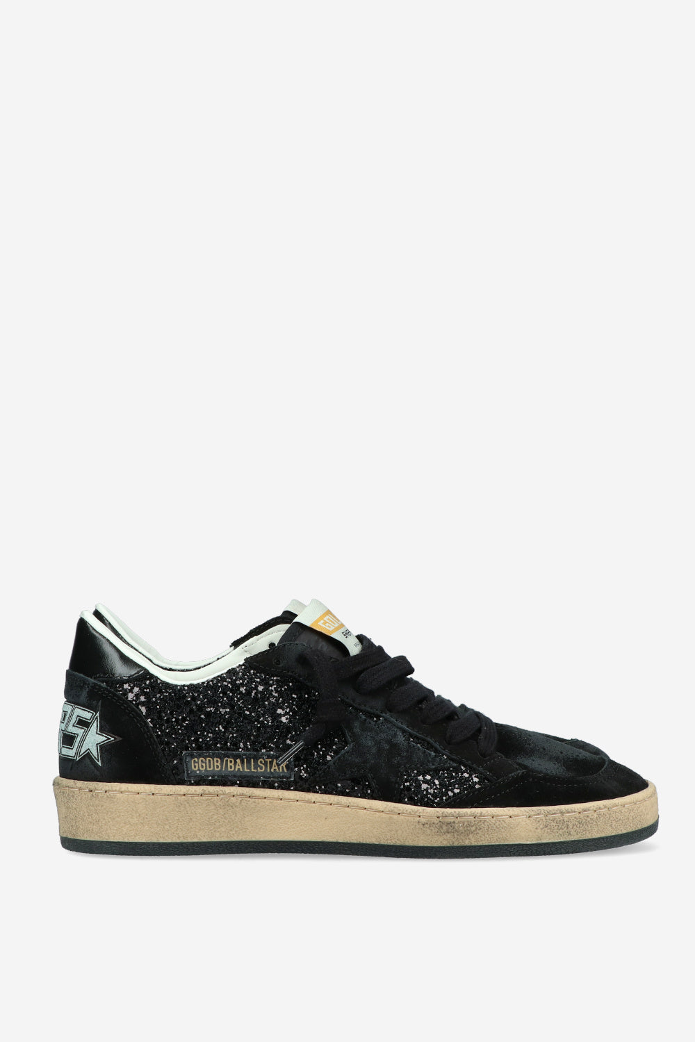 Zapatillas Golden Goose Ballstar Glitter Nylon Suede Starspur Mujer