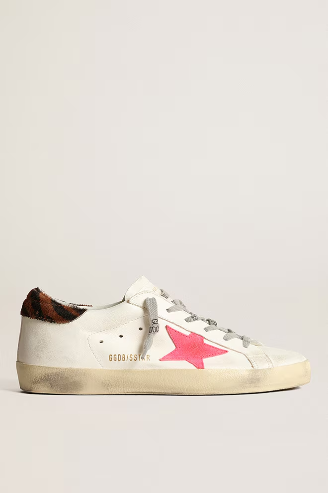 Zapatillas Golden Goose Mujer super-Star Nappa Upper Zebra Horsy Heel