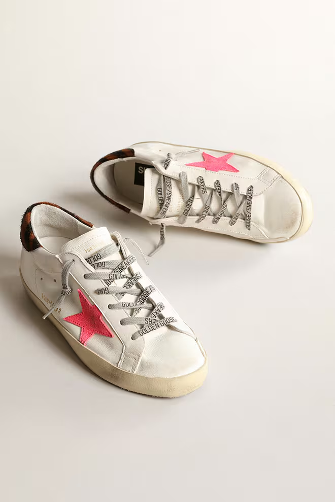 Zapatillas Golden Goose Mujer super-Star Nappa Upper Zebra Horsy Heel