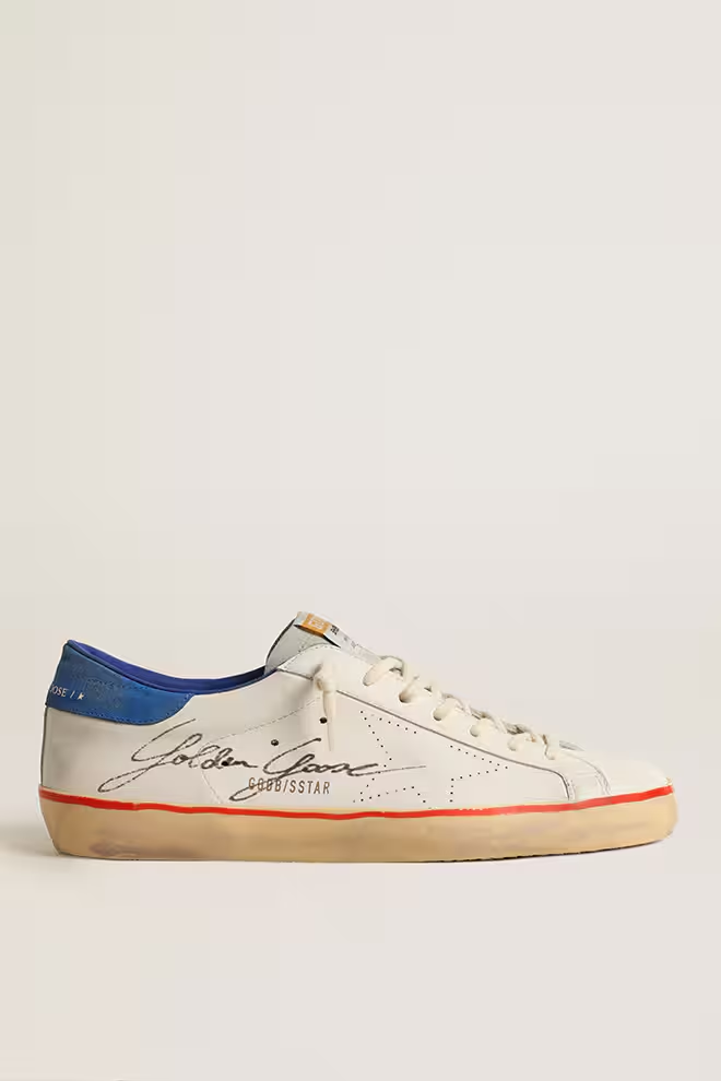 Zapatillas Golden Goose Super-Star Leather Upper With Signature Suede Hombre