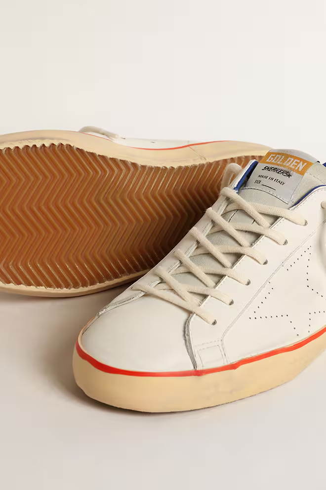 Zapatillas Golden Goose Super-Star Leather Upper With Signature Suede Hombre