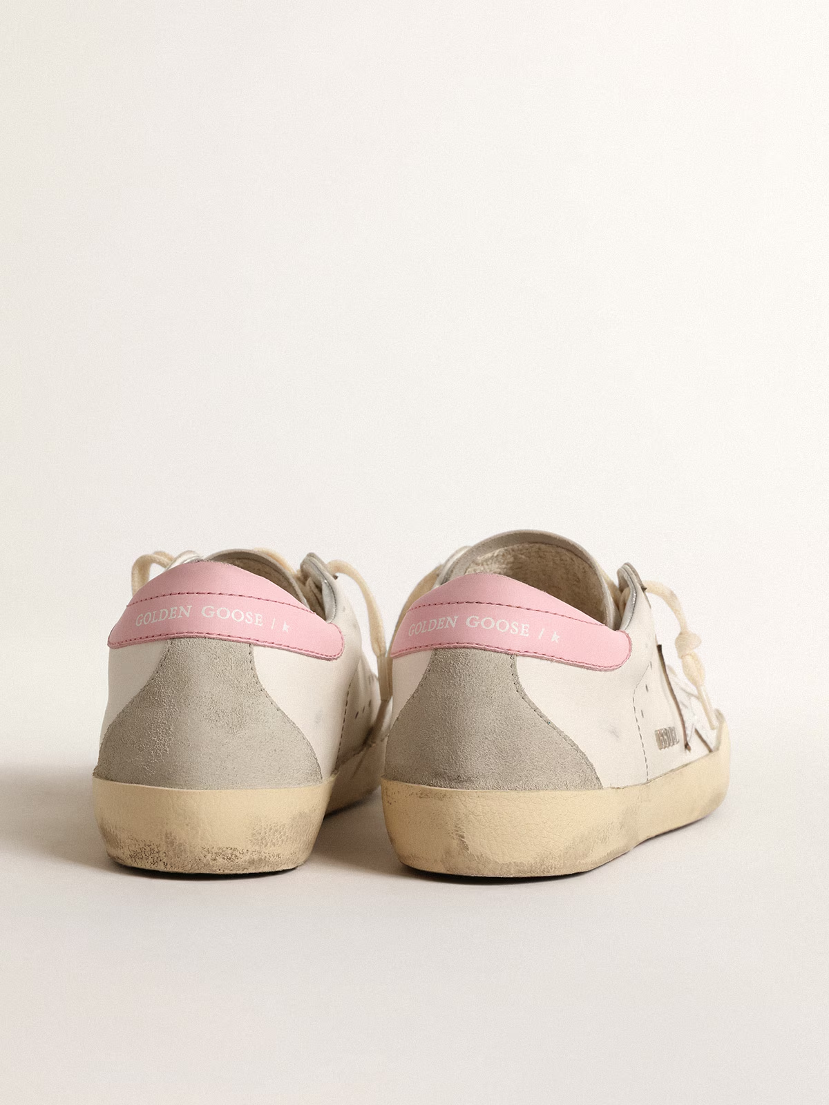 Zapatillas Golden Goose Mujer Super-Star Leather Upper Laminated Star Suede