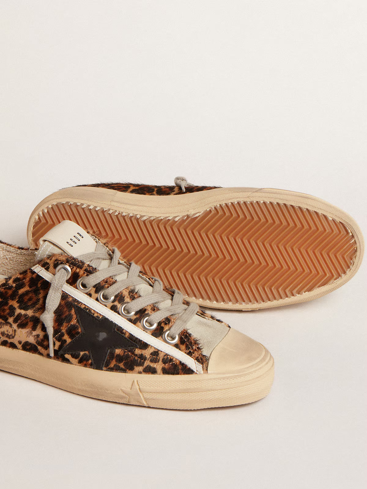 Zapatillas Golden Goose V-Star 2 Leopard Hrsy Rubr Leath Star List