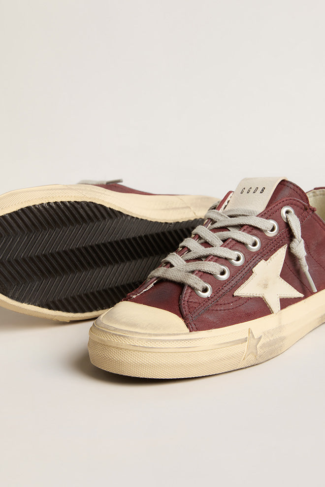 Zapatillas Golden Goose V-Star 2 Rubber Toe Leather Upper And Star Mujer