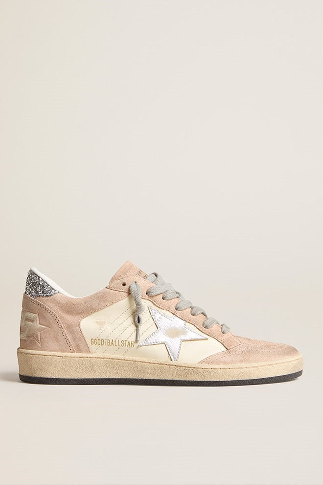 Zapatillas Golden Goose Ballstar Nappa And Suede Upper Laminated Star