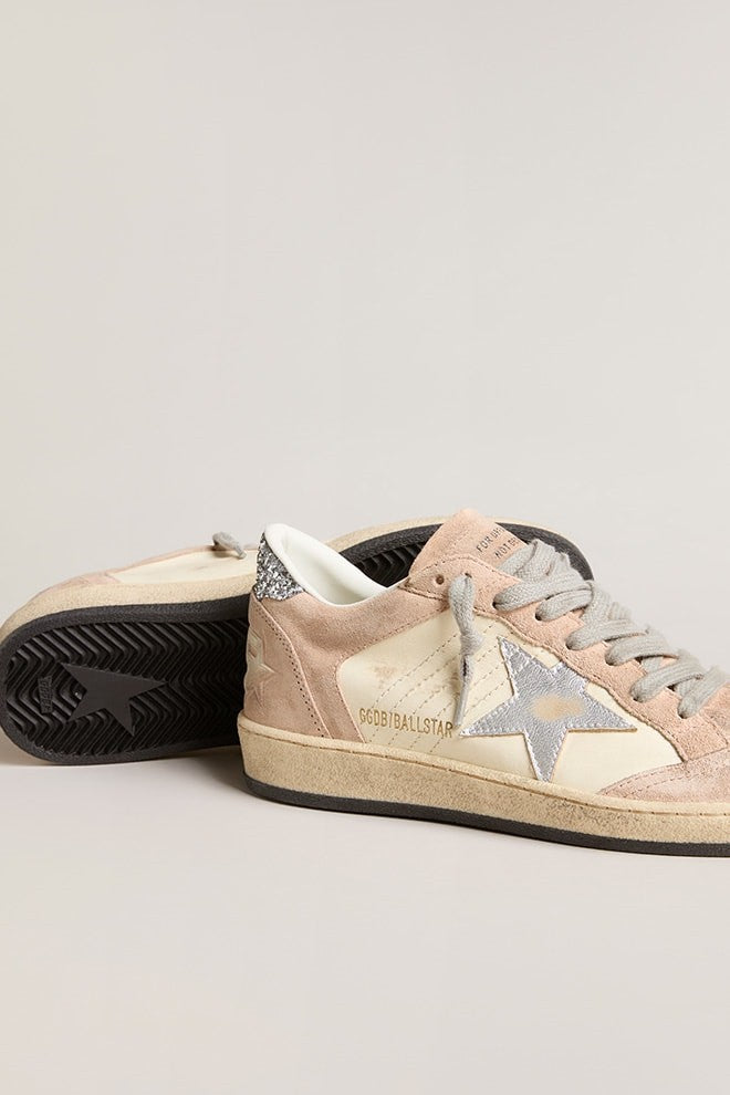 Zapatillas Golden Goose Ballstar Nappa And Suede Upper Laminated Star