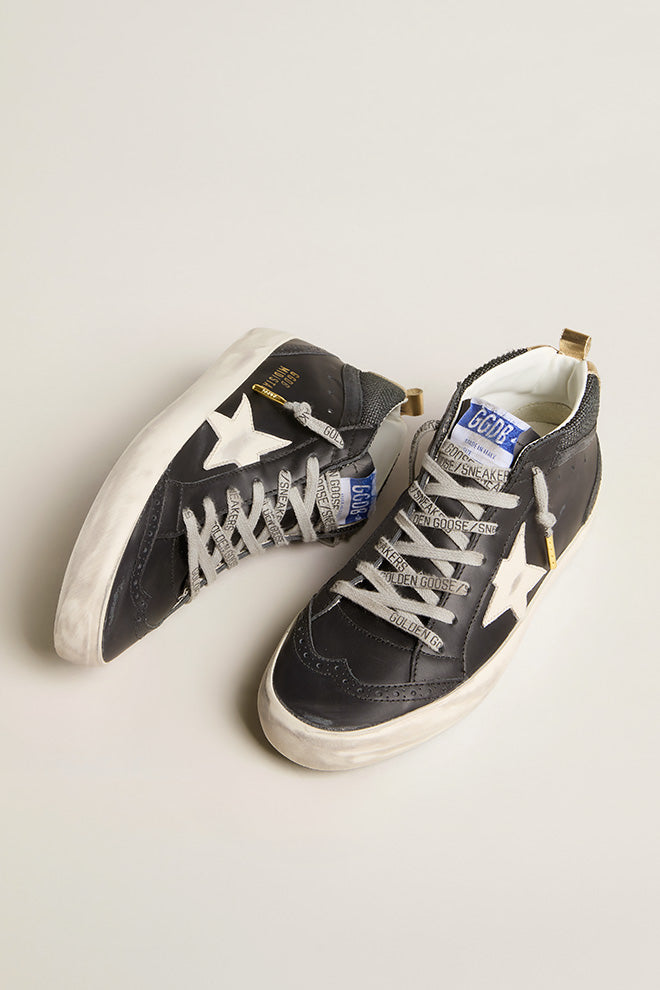 Zapatillas Golden Goose Mid Star 2Q Leath Net Star Lamn Suede Wave