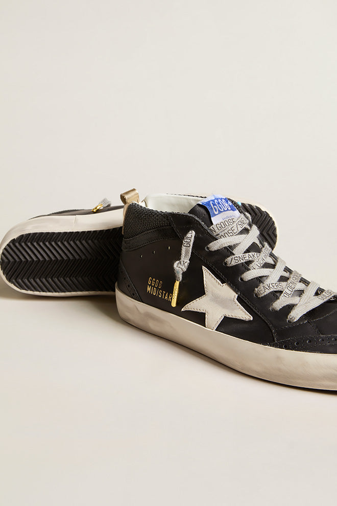 Zapatillas Golden Goose Mid Star 2Q Leath Net Star Lamn Suede Wave