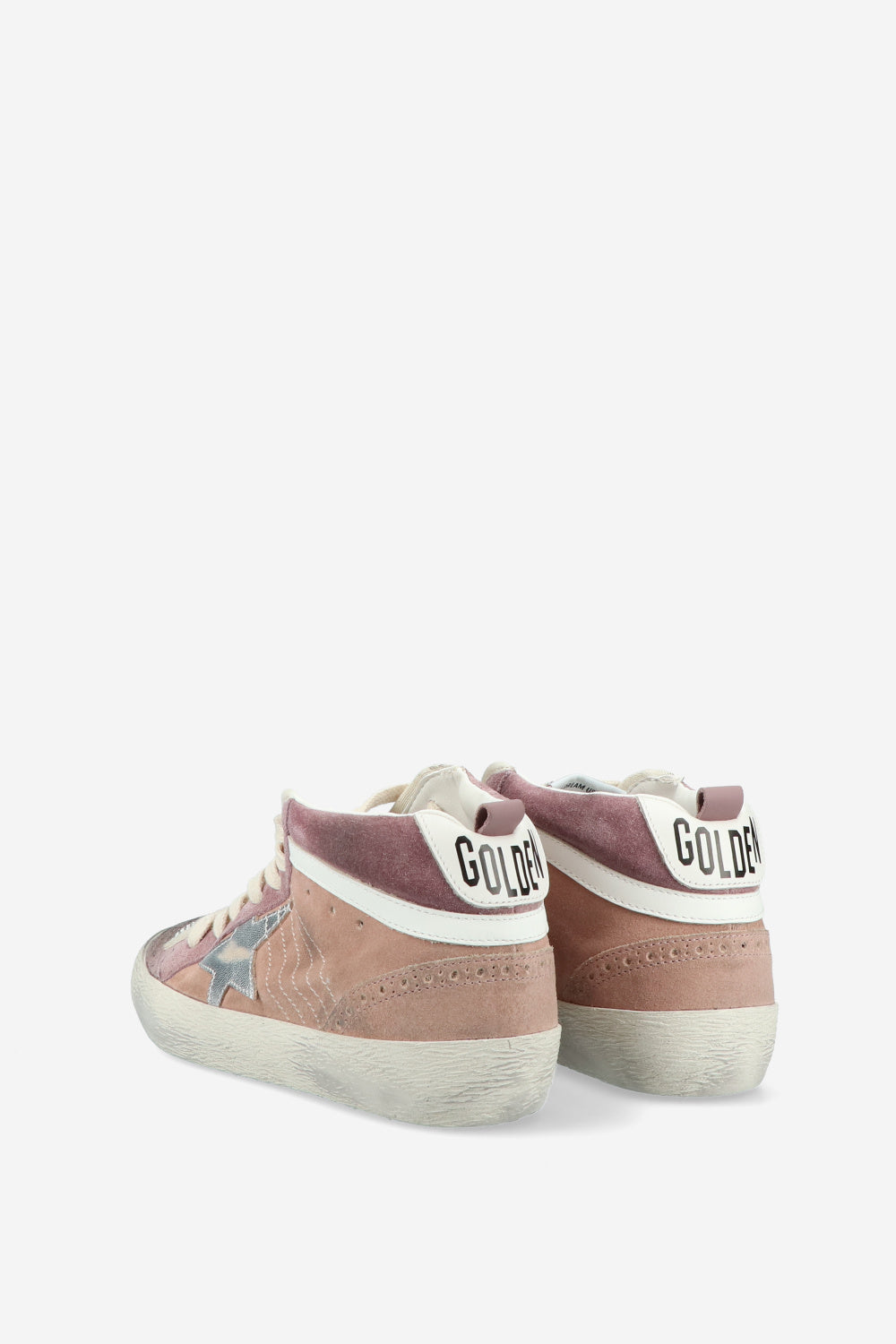 Zapatillas Golden Goose Midstar Spur Lamn Star Leather Wave Heel Mujer