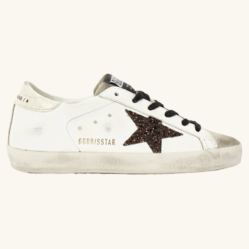 Zapatillas Golden Goose Leather Glitter Super Star Mujer