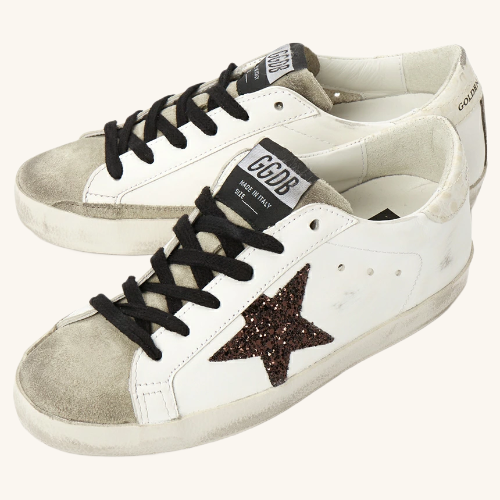 Zapatillas Golden Goose Leather Glitter Super Star Mujer