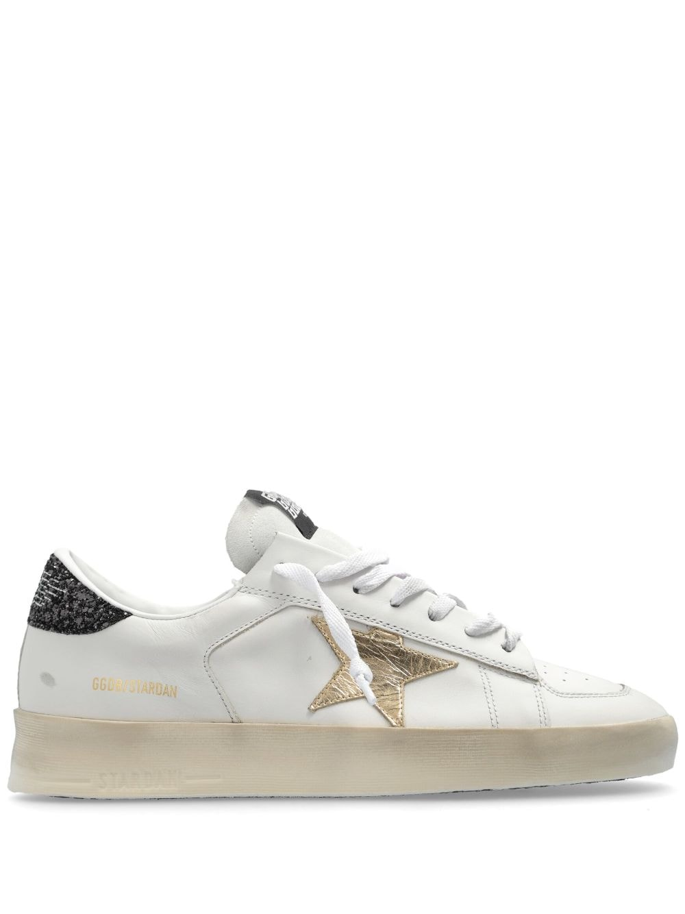 Zapatillas Golden Goose Stardan Leather Suede Laminate Star Glitt Mujer