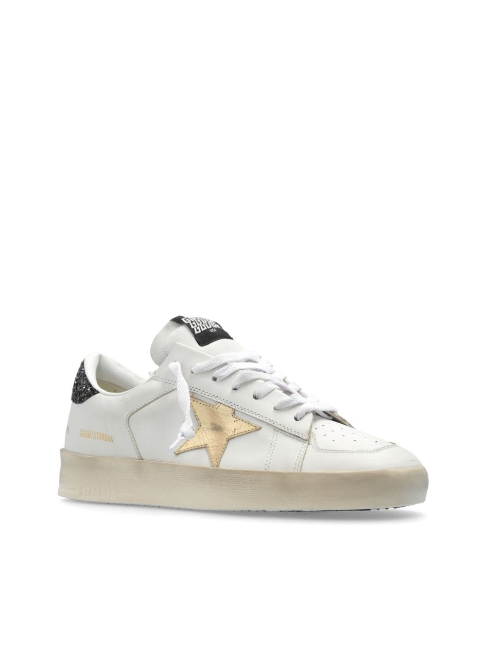 Zapatillas Golden Goose Stardan Leather Suede Laminate Star Glitt Mujer