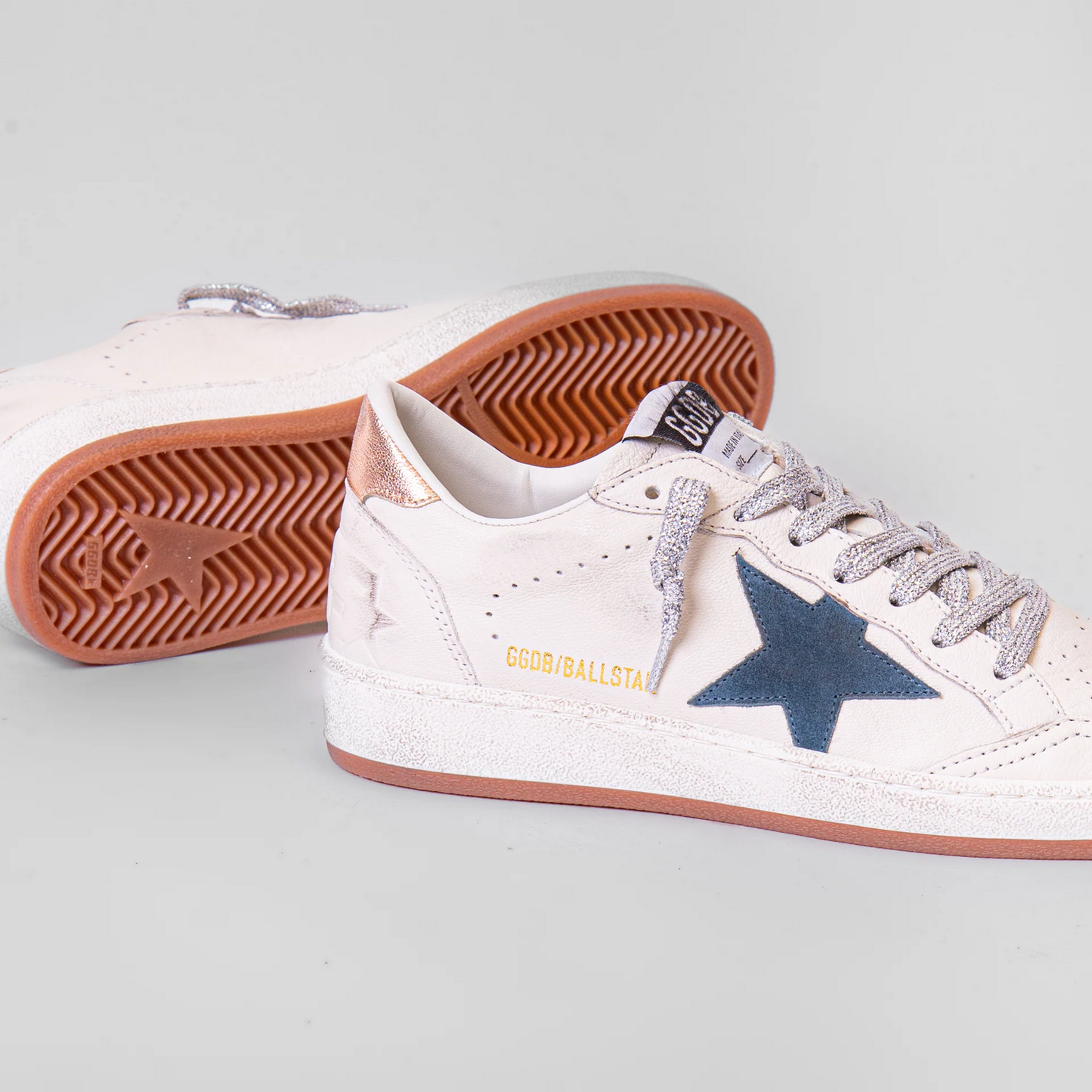 Zapatillas Golden Goose Ballstar Nappa Spur Suede Star Lamn Heel Mujer