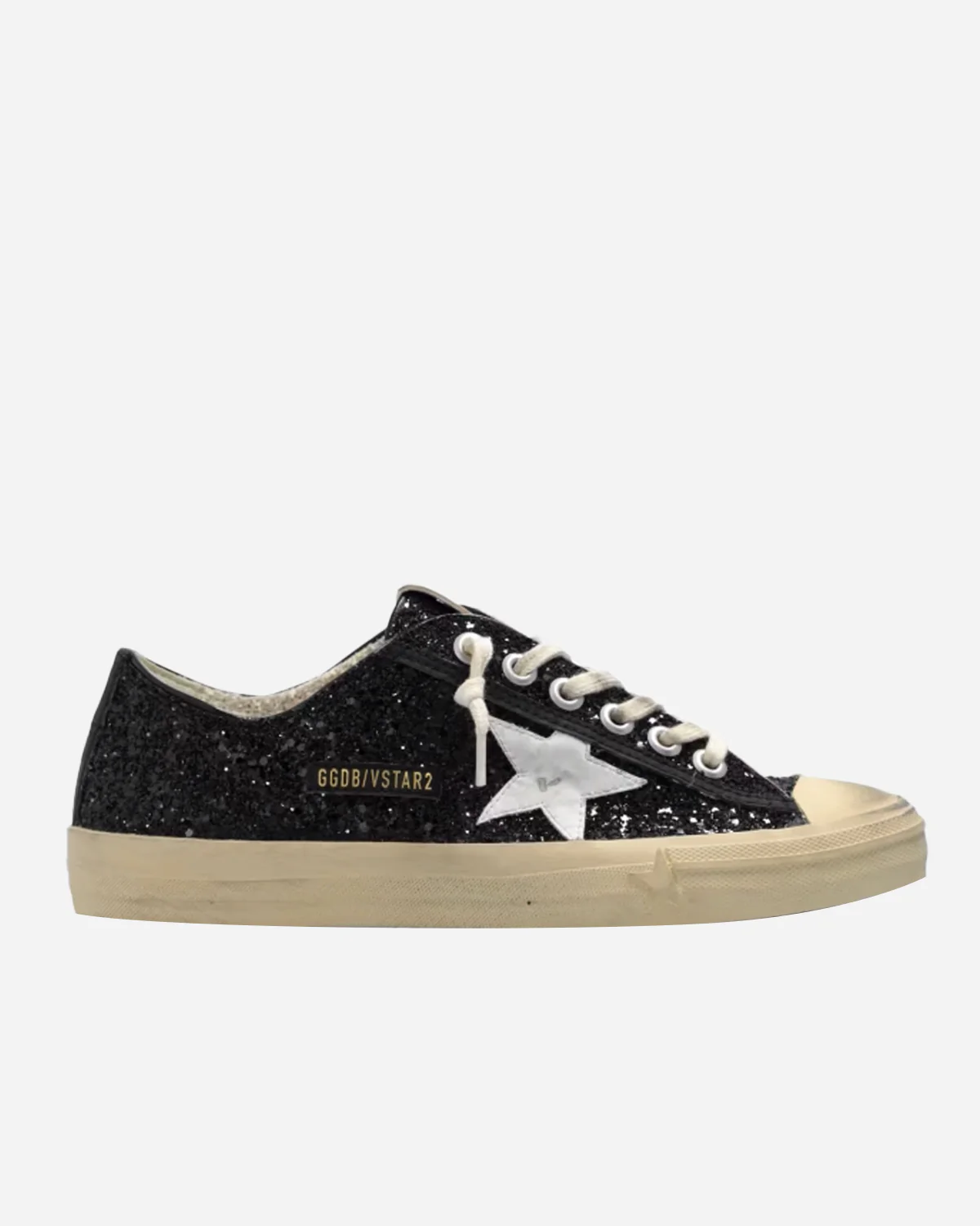 Zapatillas Golden Goose V-Star 2 Rubber Glitter Bio Base Star List Mujer