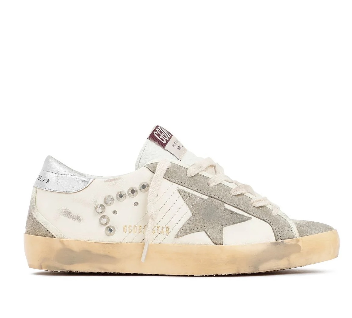 Zapatillas Golden Goose Super-Star Nappa Upper With Studs Suede Toe Star Mujer